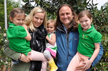 The Raitt family on the Club Magnolia Greens
